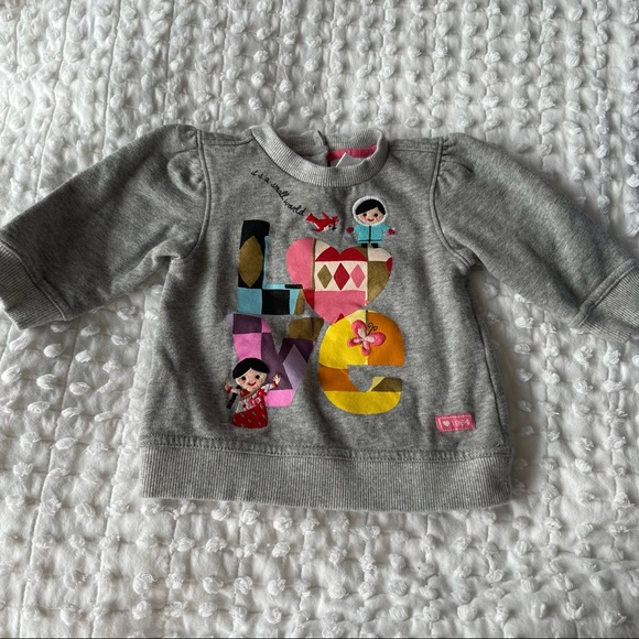 Disney Other - Disney Baby it’s a small world sweater 9-12M